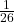 \frac{1}{26}