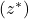 Rendered by QuickLaTeX.com (z^*)